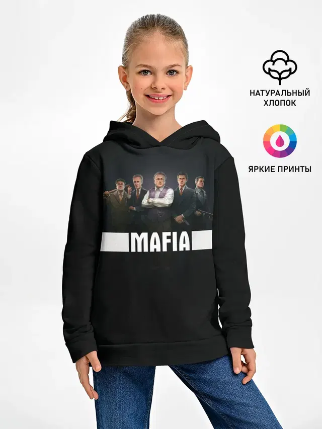 Детское худи с принтом «Mafia»