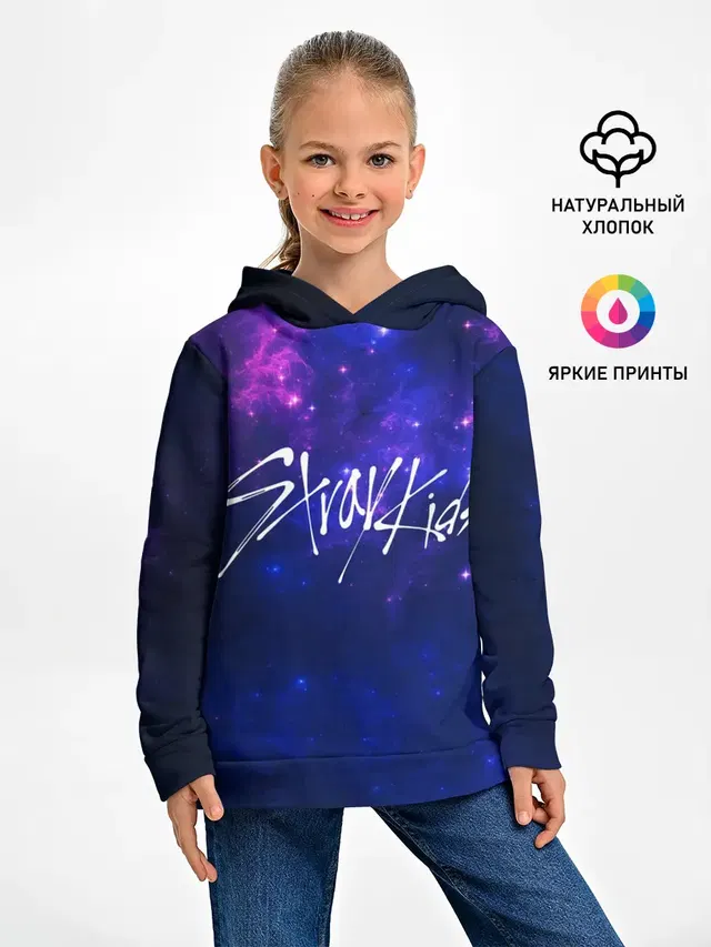 Детское худи с принтом «Stray Kids»