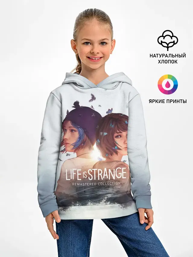 Детское худи с принтом «Life is strange Remaster»