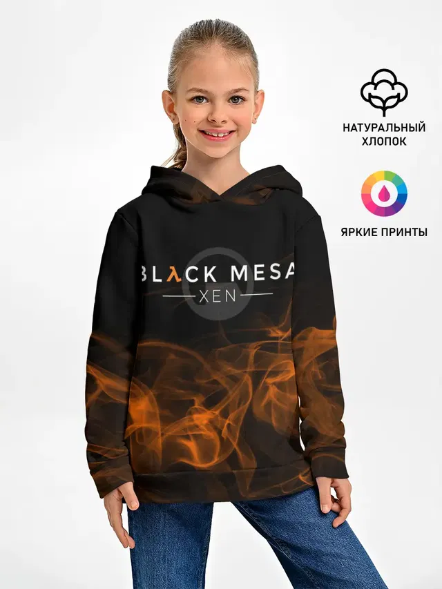 Детское худи с принтом «Half-Life — HALF-LIFE - Black Mesa: XEN»