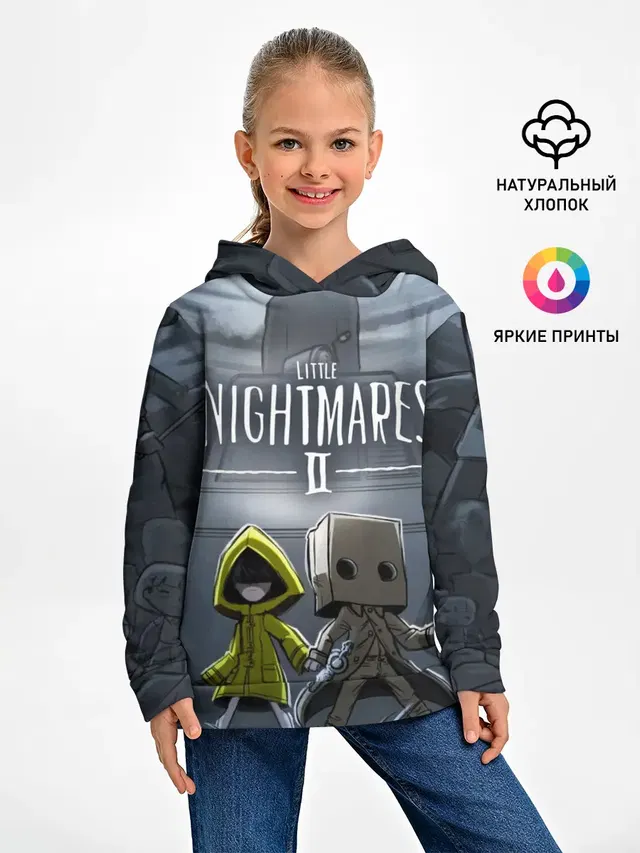 Детское худи с принтом «Little Nightmares — LITTLE NIGHTMARES 2»