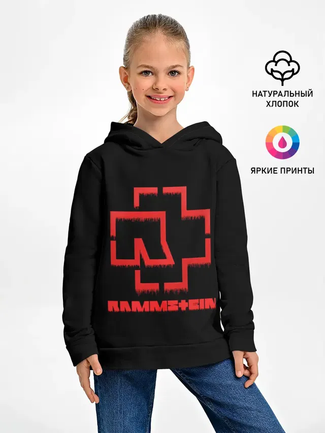 Детское худи с принтом «Rammstein»