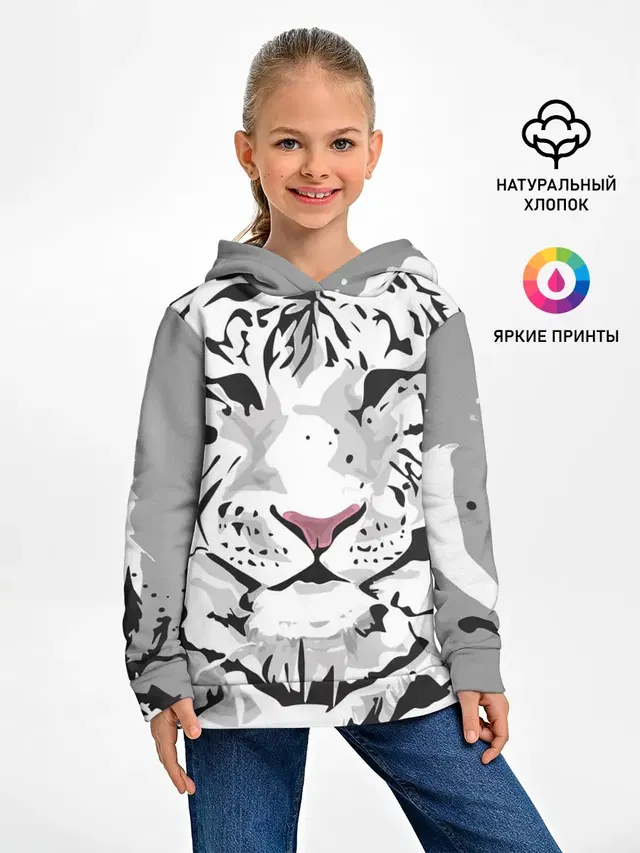Белый снежный тигр