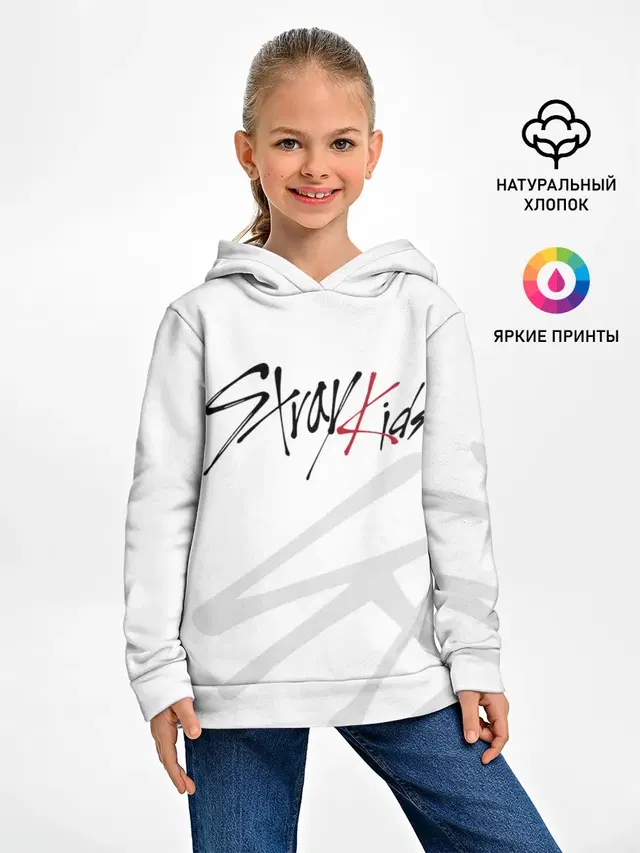 Детское худи с принтом «Stray Kids»