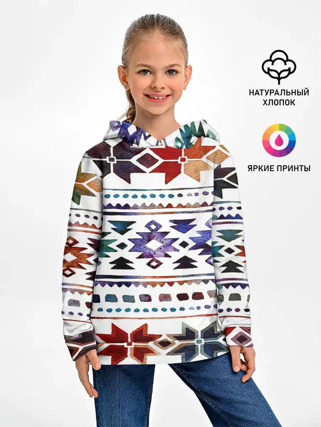 Снежинки акварель