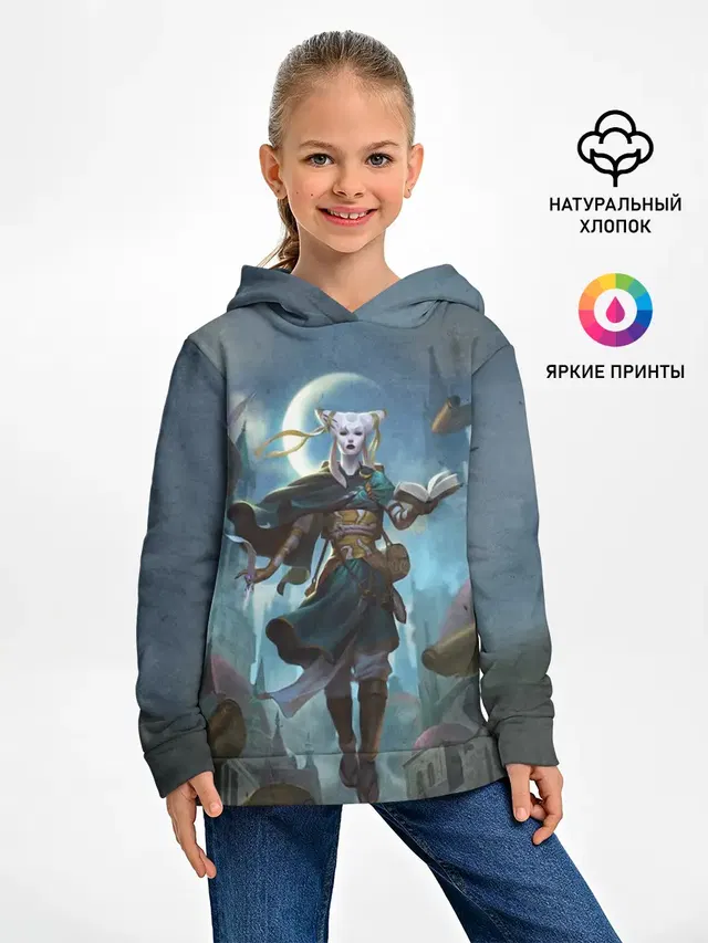 Детское худи с принтом «Magic:The Gathering — Tamiyo»