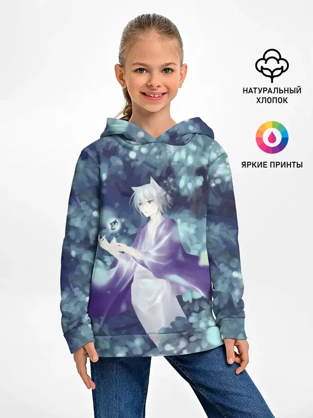 Детское худи с принтом «Tomoe Kamisama»