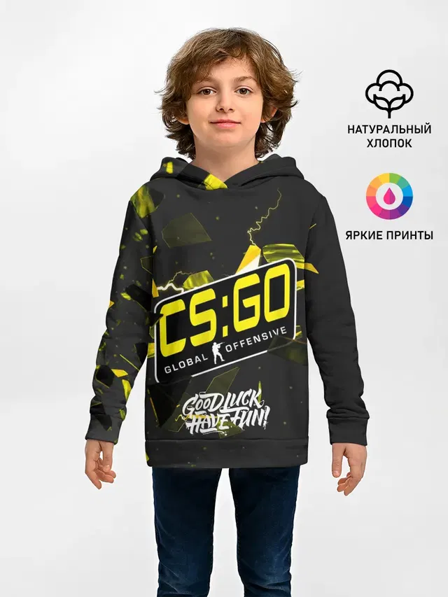 Детское худи с принтом «Counter-Strike — Новая эра CS:GO»