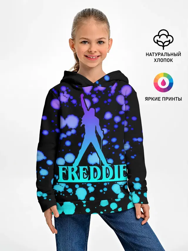 Детское худи с принтом «Freddie»