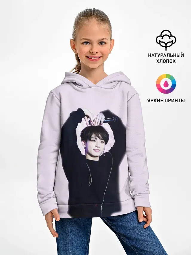 Детское худи с принтом «BTS»