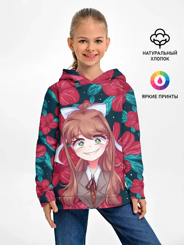 Моника в цветах