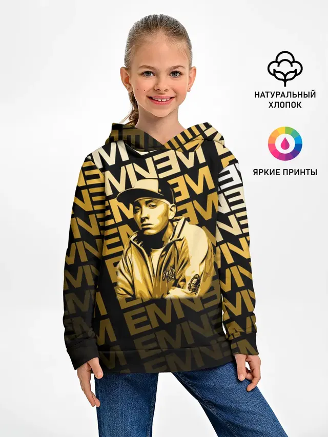 Детское худи с принтом «Eminem»