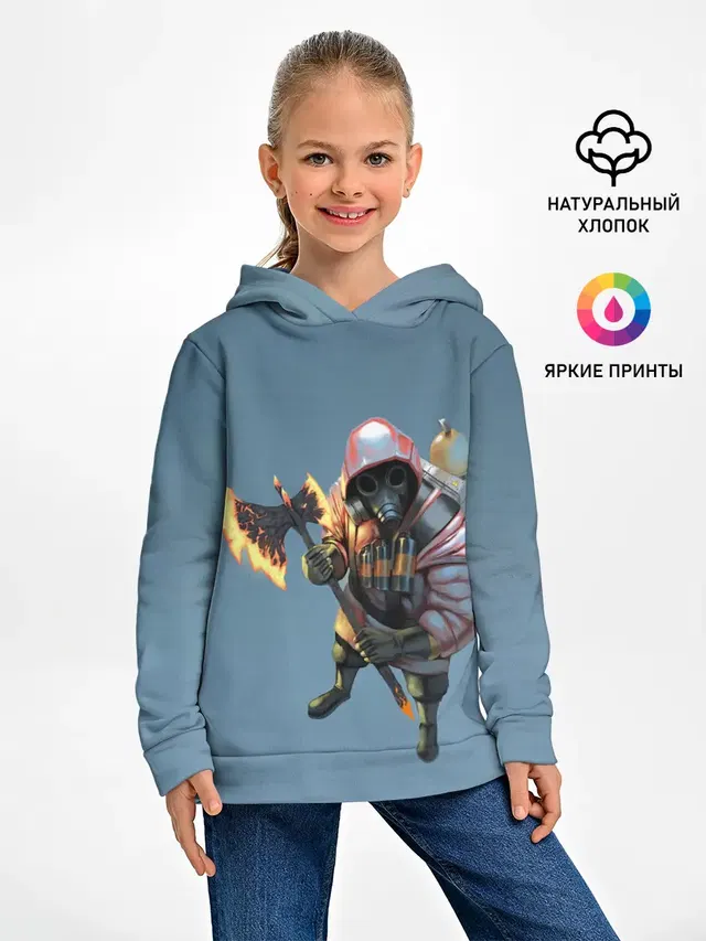 Детское худи с принтом «Pyro»