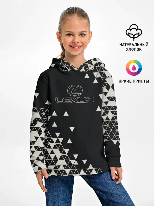 Детское худи с принтом «Lexus»