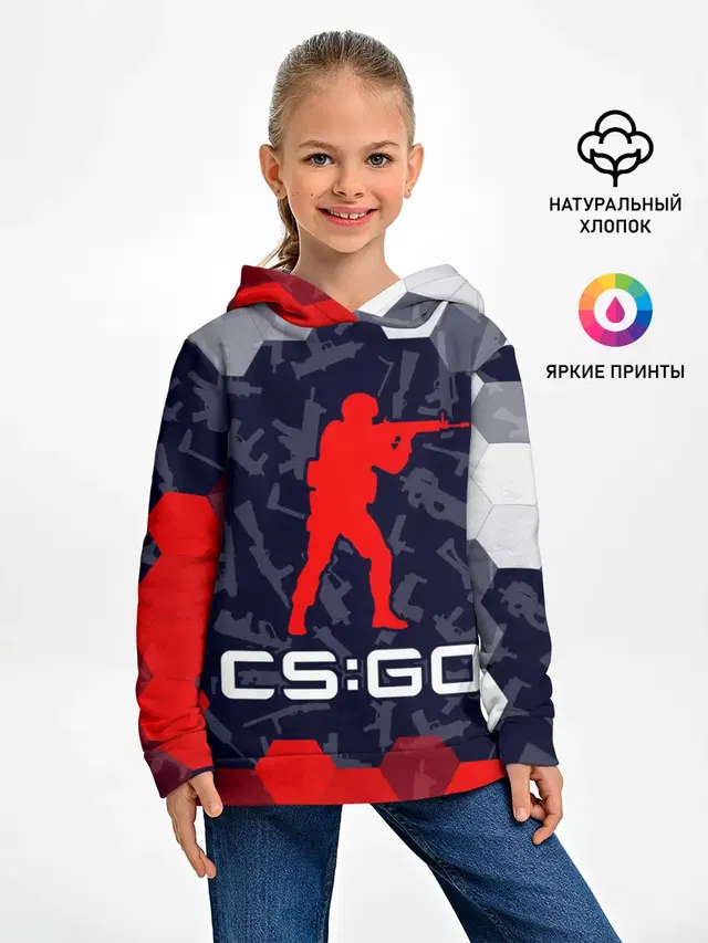 Детское худи с принтом «Counter-Strike — CS GO»