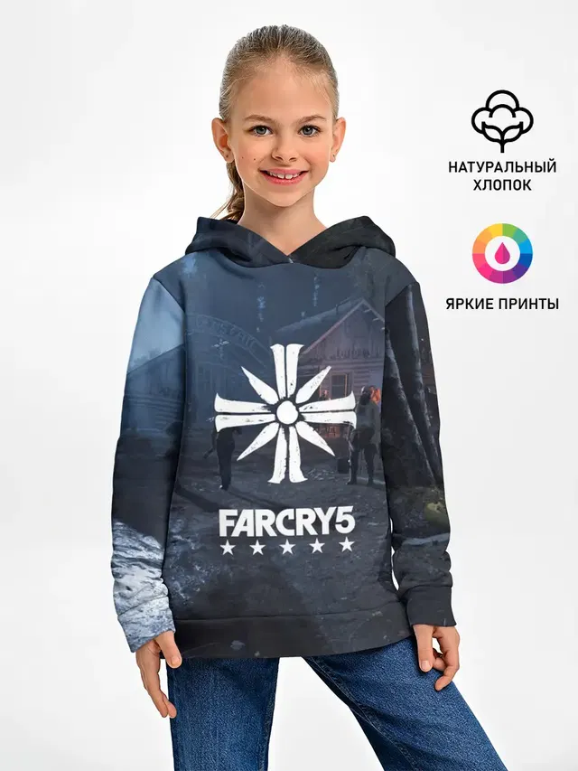 Детское худи с принтом «Far Cry — Cult Far Cry»