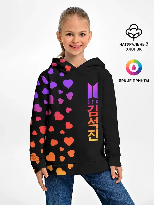 Детское худи с принтом «BTS»
