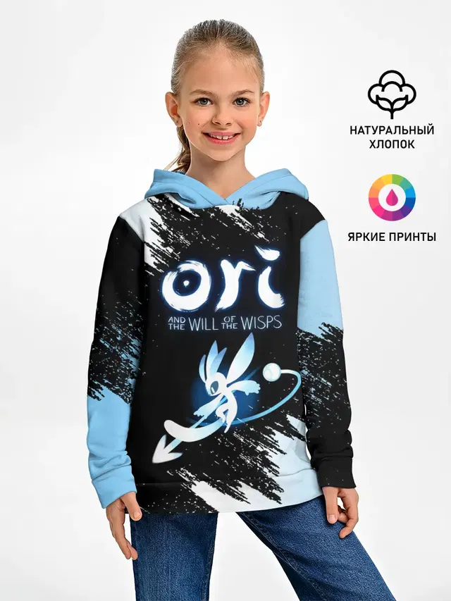Детское худи с принтом «Малыш Ори Baby Ori»
