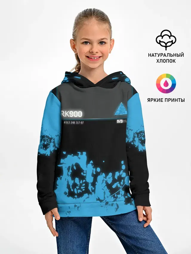 Детское худи с принтом «RK900»