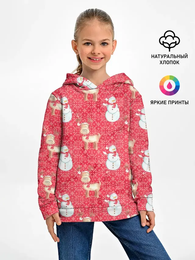 Снеговики и олени