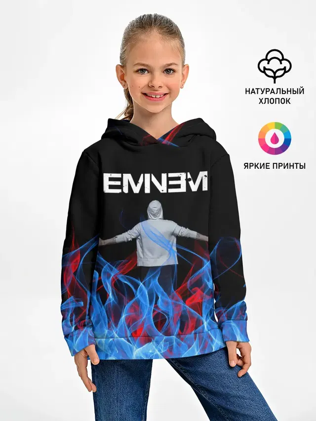 Детское худи с принтом «Eminem»
