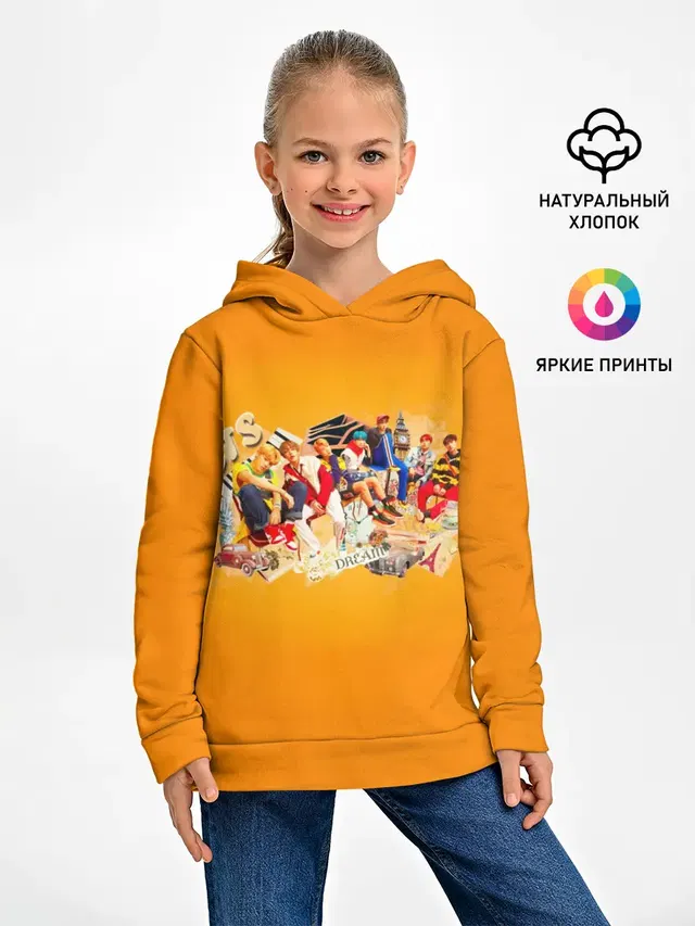 Детское худи с принтом «BTS»