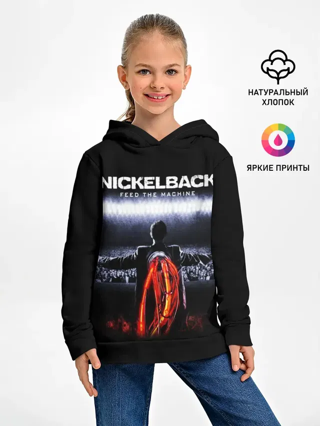 Детское худи с принтом «Nickelback»