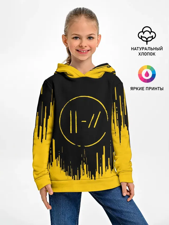 Детское худи с принтом «Twenty One Pilots»