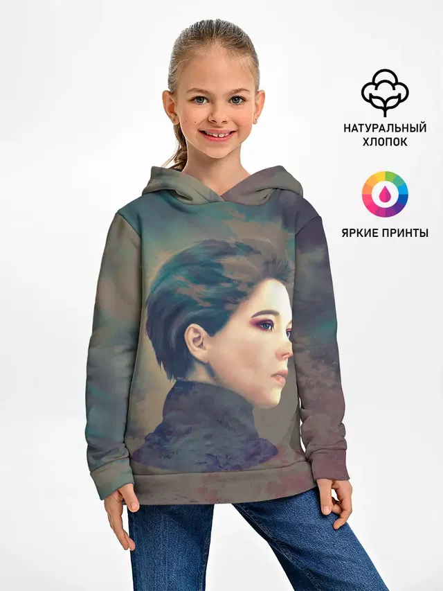 Детское худи с принтом «Fragile»
