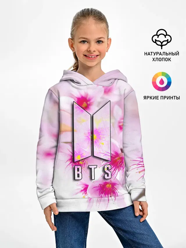 Детское худи с принтом «BTS»