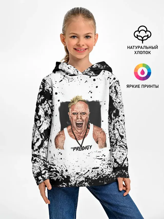 Детское худи с принтом «Prodigy — THE PRODIGY — ПРОДИДЖИ»
