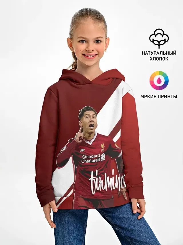 Детское худи с принтом «Roberto Firmino»