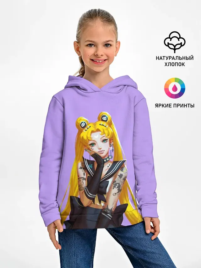 Детское худи с принтом «Gothic style»