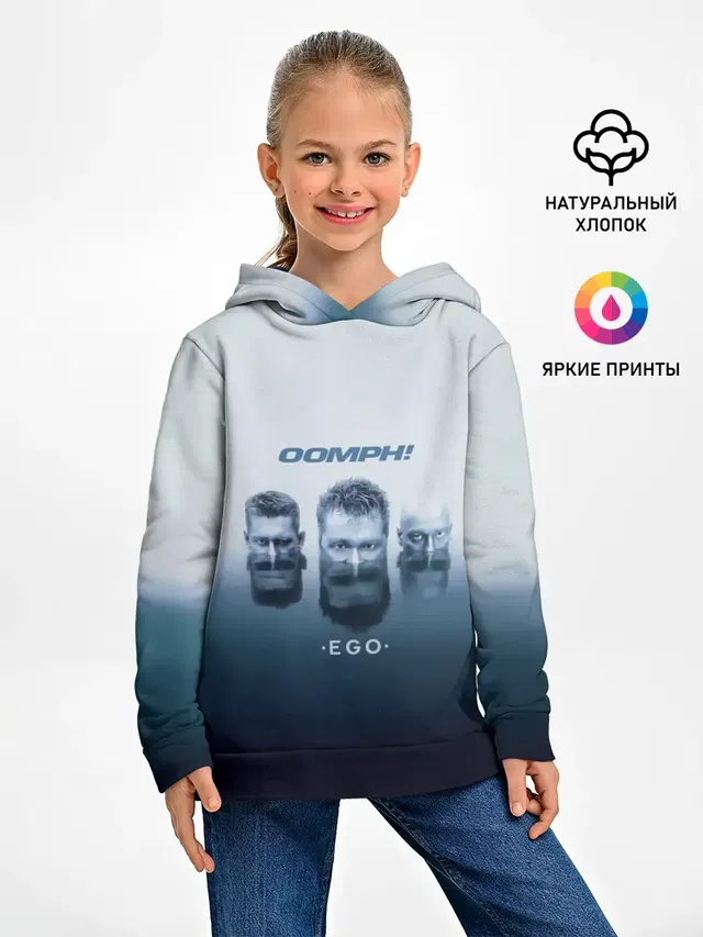 Детское худи с принтом «OOMPH»