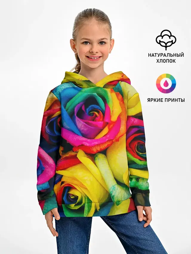 Разноцветные розы