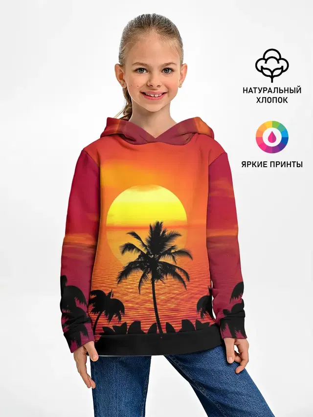 Пальмы на фоне моря