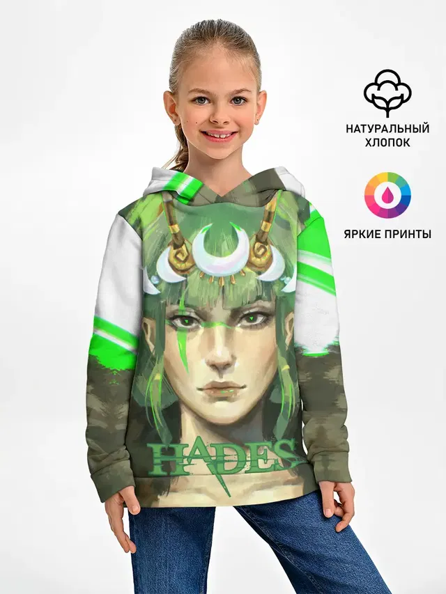 Детское худи с принтом «Hades Artemis»