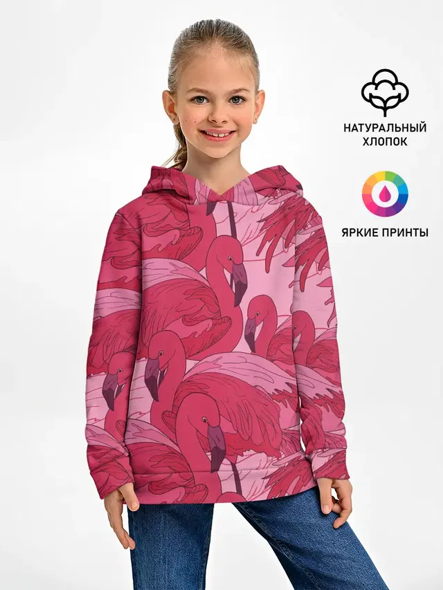 розовые фламинго