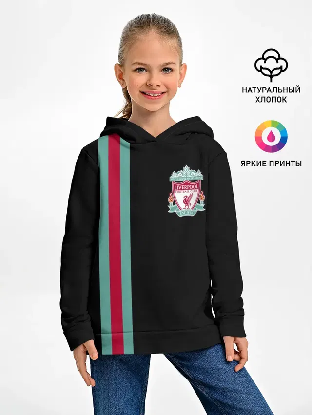 Детское худи с принтом «Liverpool FC»