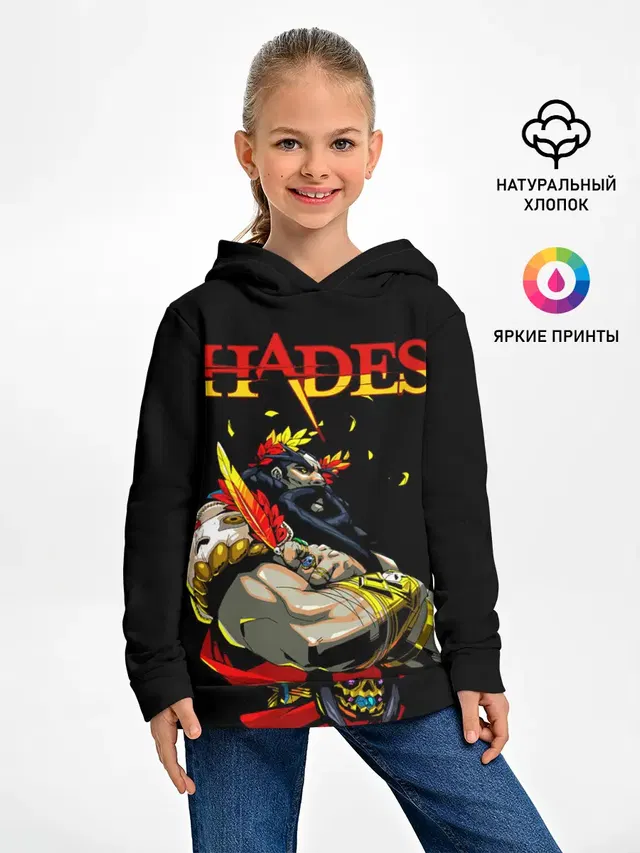 Детское худи с принтом «Hades (character)»