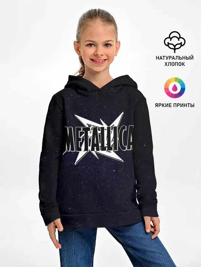 Детское худи с принтом «Metallica»