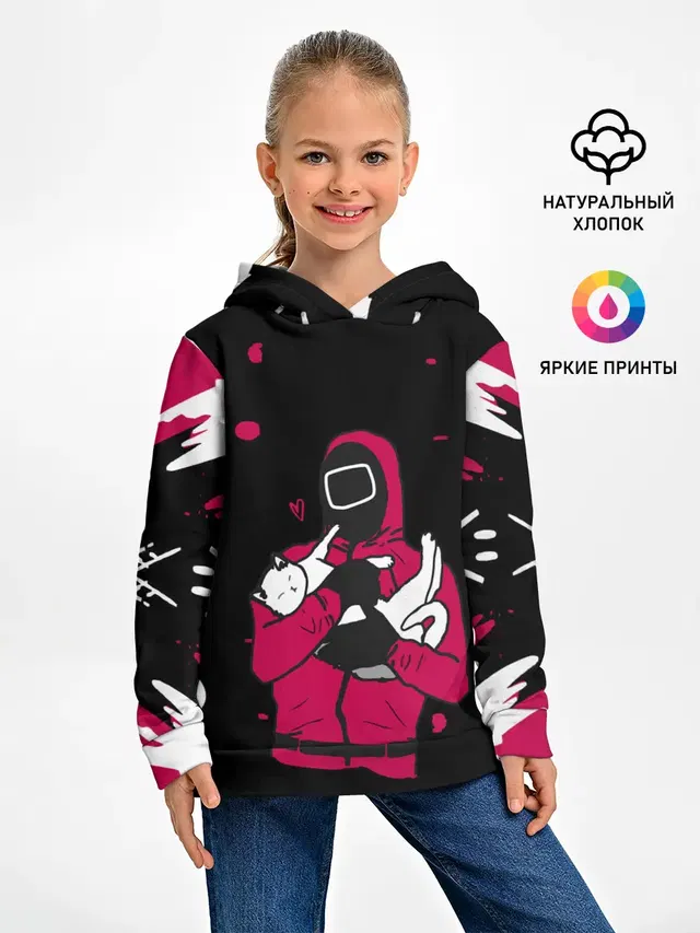 Игра в кальмара x Кот,