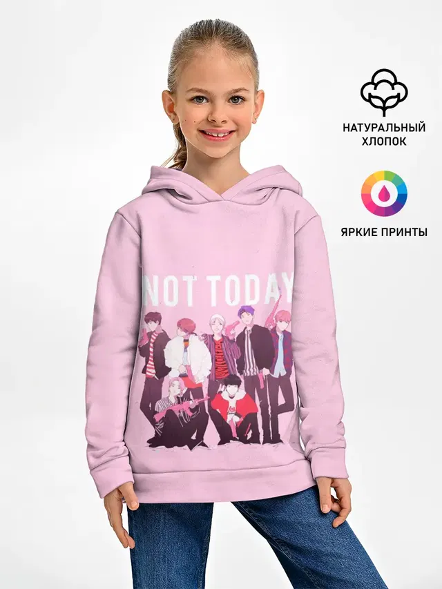 Детское худи с принтом «BTS»