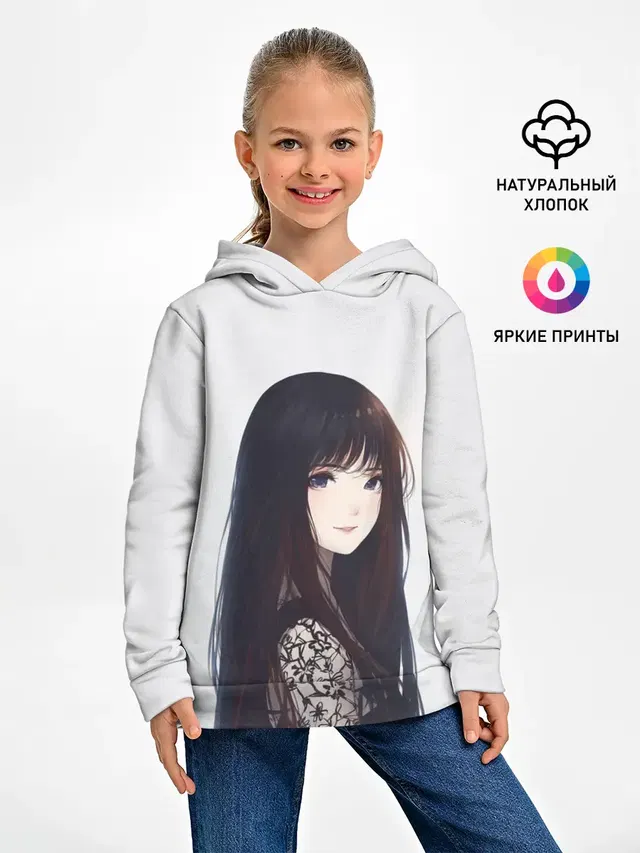Красивая аниме девушка