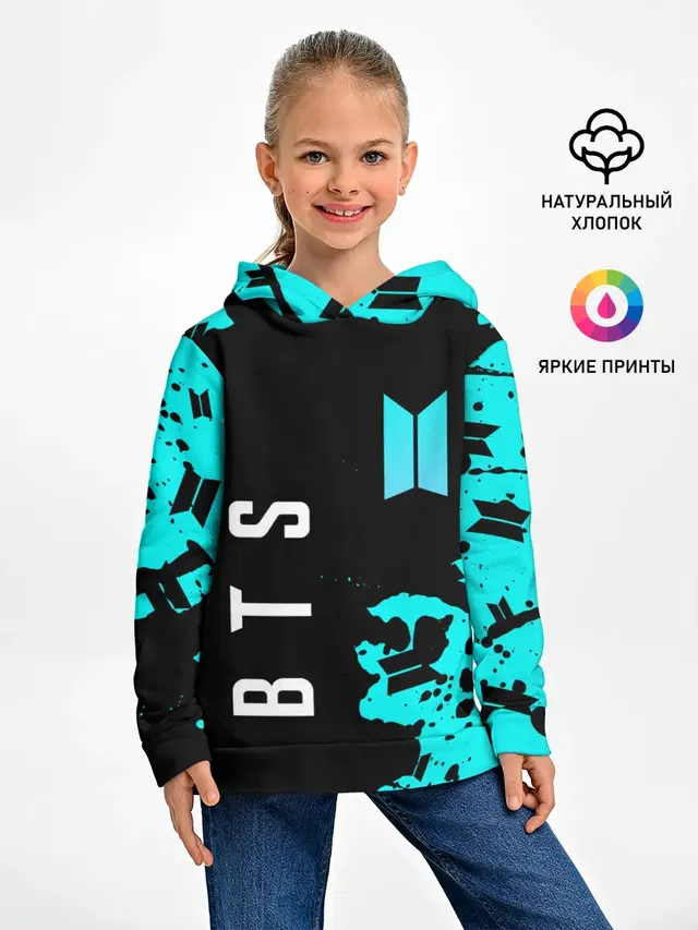 Детское худи с принтом «BTS»