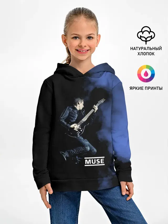 Детское худи с принтом «Muse»