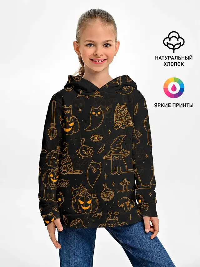 ХЕЛЛОУИН ПАТТЕРН КОТИКИ / HALLOWEEN KITTY
