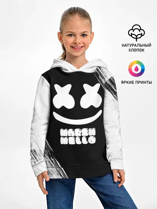 Детское худи с принтом «Marshmello — Marshmello 4»