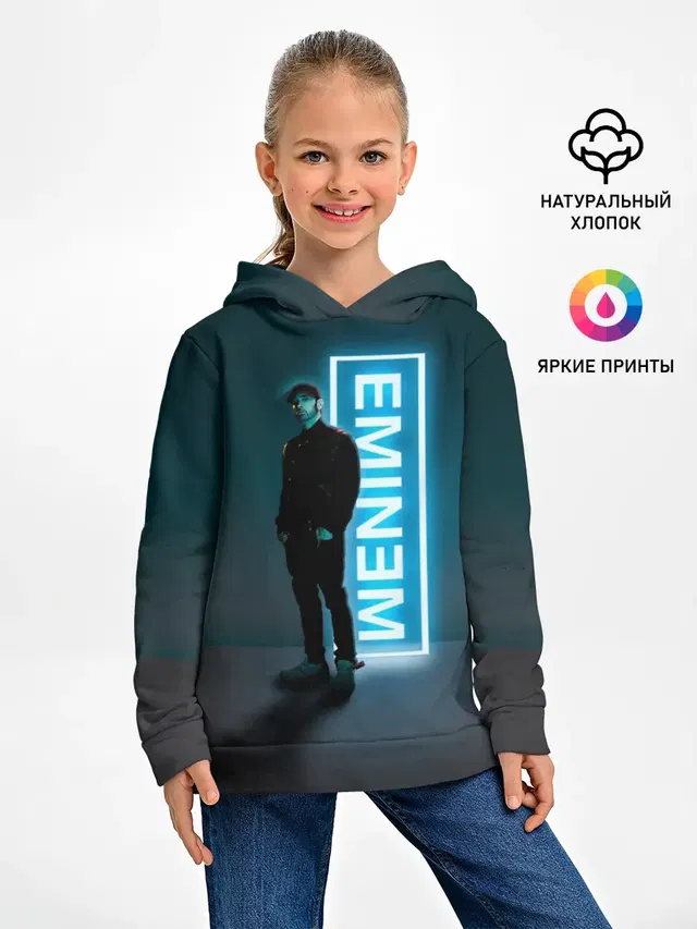 Детское худи с принтом «Eminem»