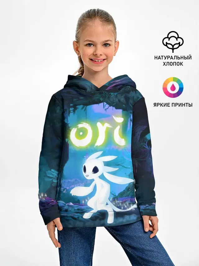Детское худи с принтом «Ori»